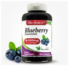FITO MEDIC’S Blueberry | Blueberry Extract Capsules | 150 Ca