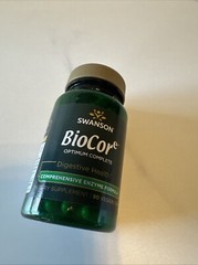 Swanson Biocore Optimum Complete 90 Veggie Capsules Enzyme Formula Exp 08/2025