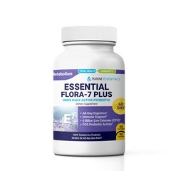 Essential Flora 7 Plus – 700mg Complete Probiotics for Women and Men 1 Bottle