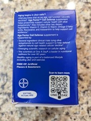 One A Day Age Factor Cell Defense Supplement 30 softgels exp: 03/2026
