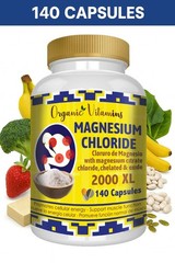 Organic Vitamins Magnesium Complex 2000mg Elemental Magnesium
