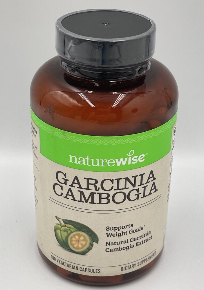 Naturewise Garcinia Cambogia 180 caps **NEW SEALED** Exp 1/2028