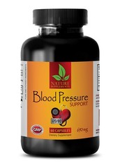 BLOOD PRESSURE SUPPORT – Healthy Arteries – Healthy Heart Diet Pills – 1 Bottle