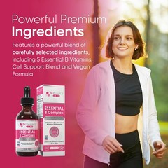 Biosource Labs Essential B Complex – Daily Vegan Vitamin B-Complex Sublingual