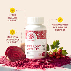 Beet Root Strength 20:1 Extract, 90/270 Capsules Nitric Oxide Support 1800 mg