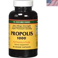 Ultra Mega Strength Organic Propolis 1000mg – 90 Capsules for Health Boost