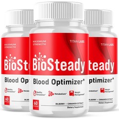 (3 Pack) BioSteady Advanced Blood Max Support Supplement Bio Steady 180 Capsules