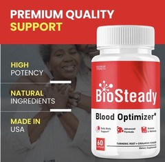 Biosteady Capsules Blood Optimizer Bio Steady Regulate Blood Sugar Levels (60ct)