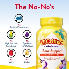 Delicious L’il Critters Bone Support Gummies – 120ct No Artificial Sweeteners