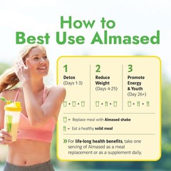 Almased Protein Supplement & Weight Loss Shake Vanilla 17.6 oz Each (Pack of 6)