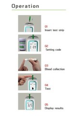 Multifunction Analyzer Glucose Uric Acid Cholesterol Accurate&portable