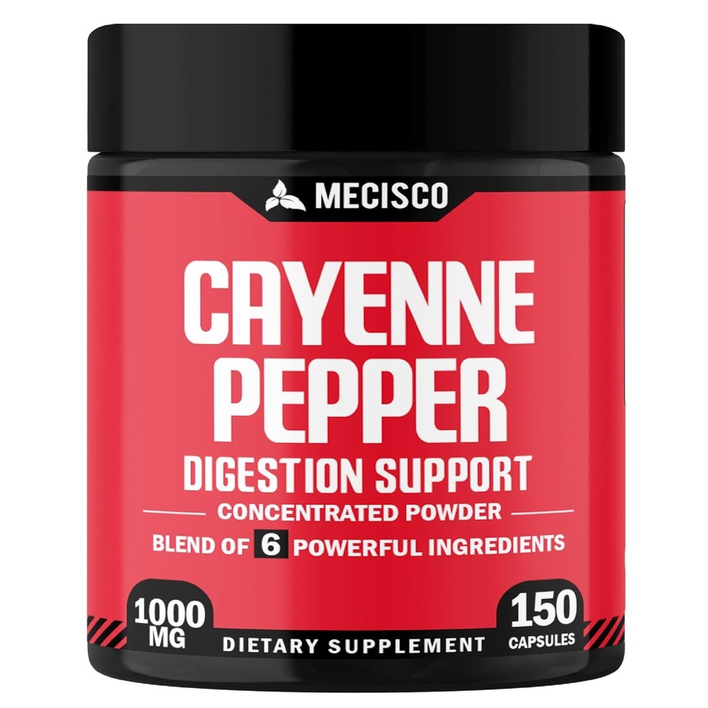 Cayenne Pepper Capsules with Ginger Root Beet Root and Black Pepper Supplements