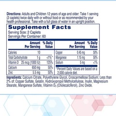Citracal Maximum Plus Calcium Supplement – Calcium Citrate with Vitamin D3,…