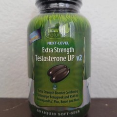 Irwin Naturals Next Level Extra Strength Testosterone Up v2 60 Liquid Soft-Gels