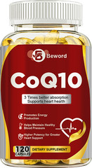 CoQ10 Coenzyme Q10 300mg 120 Capsules Heart Support NON GMO-