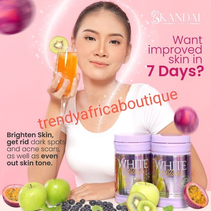Skandal White Blinks. Glutathion & Pearl powder. 800g X 1. Skin Whitening