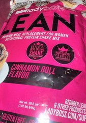 LADY BOSS CINNAMON ROLL PROTEIN SHAKE, EXP 12/26. Brand New.