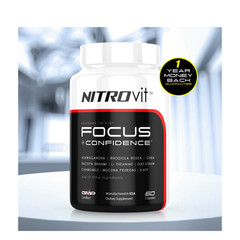 NITROvit™ ADHD Supplement for Focus and Confidence with Nootropics + Adaptogens