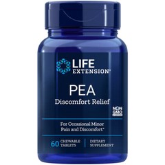 Palmitoylethanolamide (PEA) 600mg 60 Chewables Life Extension Discomfort Relief