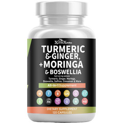 Moringa, Turmeric, Boswellia, Ginger, Ashwagandha, Quercetin, Cinnamon & More