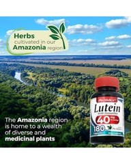 Lab | Lutein |180 Capsules |40 Mg| Lutein 40Mg | Lutein and Zeaxanthin Supplemen
