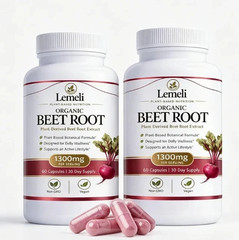 2pcs Lemeli Beetroot Plant-Based Daily Wellness Supplement – Antioxidant Blend