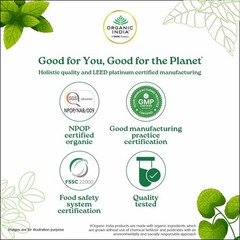 Organic India Moringa 60 Capsules Bottle with free Moringa capsule sample