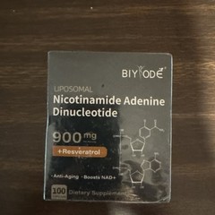 Biyode Liposomal NAD+ with Resveratrol – Anti-Aging – 100 capsules – Exp 11/26