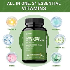 Bariatric Multivitamin 120pcs – Control Appetite, Promote Digestion & Metabolism