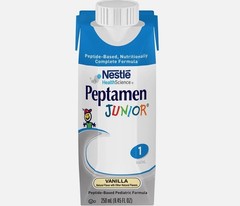 1 case Peptamen Junior Peptide-Base Complete VANILLA 8.5 Oz Bottle 24 Pack