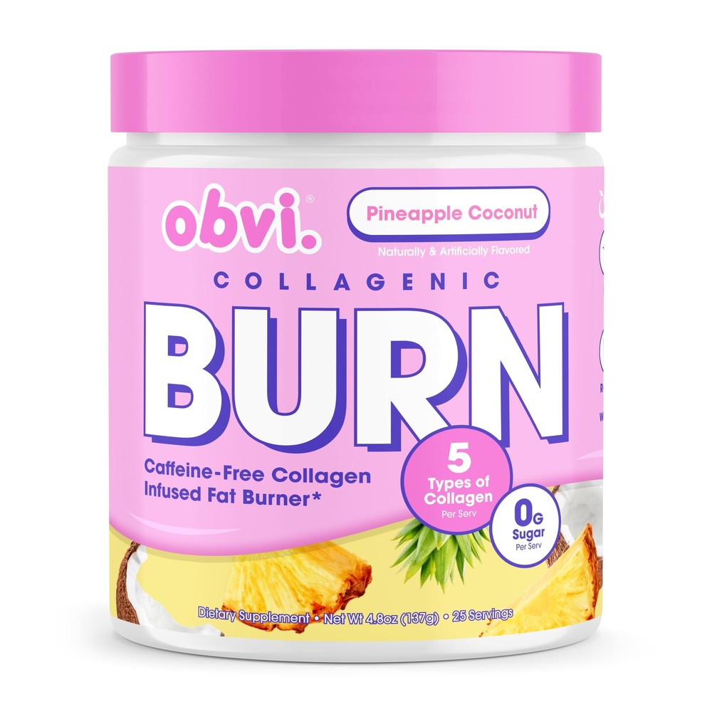 Obvi Collagenic Burn Powder | Multi-Collagen Peptide Blend with GBB Ashwagand…