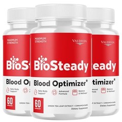 BioSteady Blood Sugar Balance Supplement Capsules Natural 3 Pack 180Ct