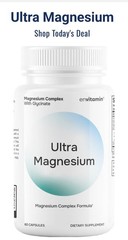 envitamin Ultra Magnesium Glycinate – 8 in 1 Formula 60 Count (Pack of 1)