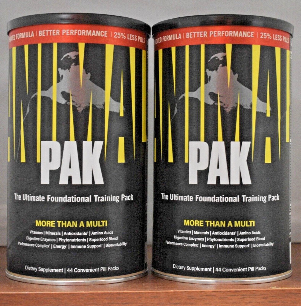 Universal Nutrition Animal Pak 44 ct. Bodybuilding Multi-Vitamin Choose Quantity