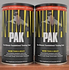 Universal Nutrition Animal Pak 44 ct. Bodybuilding Multi-Vitamin Choose Quantity