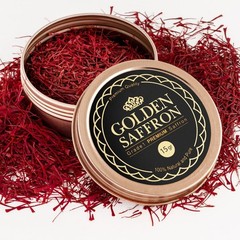 Golden Saffron, Finest Pure Premium All Red Saffron 15.0 Grams Standard