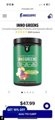 Inno Greens Paradise Punch Probiotic Drink Mix