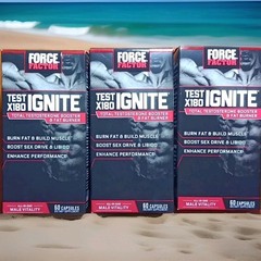 3 FORCE FACTOR TEST X180 IGNITE TOTAL TEST BURN FAT SUPPLEMENT 60 X3 180 CAPSULE