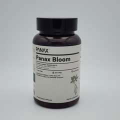 Panax Bloom Respiratory Support Supplement Panax Ginseng 60 Capsules