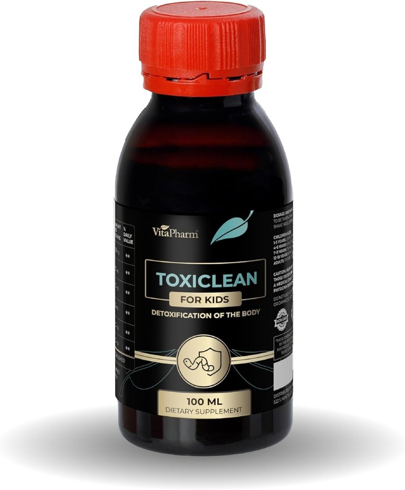 Toxiclean Digestive, Gut Detox & Microflora Support Herbal Supplement for Kids