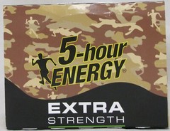 5 Hour Energy Extra Strength Sour Apple Camo 12 Count Box 1.93 oz Shots Hr Five