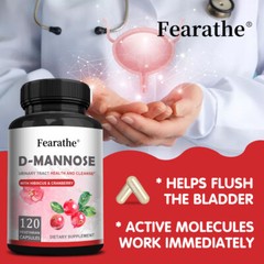 D-Mannose – Cranberry – Urinary Tract Support, Bladder Health, Cleanse & Detox