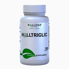 HALLTRIGLIC – Triglycerides & Cholesterol – Cardiovascular Health – 100 Tab