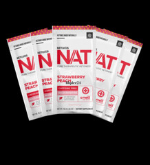 🔥Pruvit Keto OS NAT Strawberry Peach Caffeine Free Ketones 5 Pk EXP 4/26