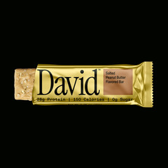 David Protein Bars 16 Pack Variety | 28g Protein Low Carb 0g Sugar, Gym Snack