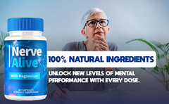 (5 Pack) Nerve Alive with Magnesium NerveAlive Maximum Strength (300 Capsules)