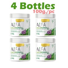 4X Real Elixir Alfa Chlorophyll Plus 100% Natural Fiber Rich Vitamins 100g