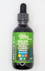 Organic Mullein Liquid Solution containing Chlorophyll Lung Detox plus Irish Sea