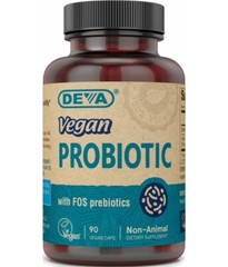 DEVA Vegan Probiotic with Prebiotics (Bacillus Coagulans + FOS) 90 Tablets