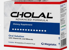 Cholal | B12 & Minerals Dietary Supplement | 10 x 5 mL Vials